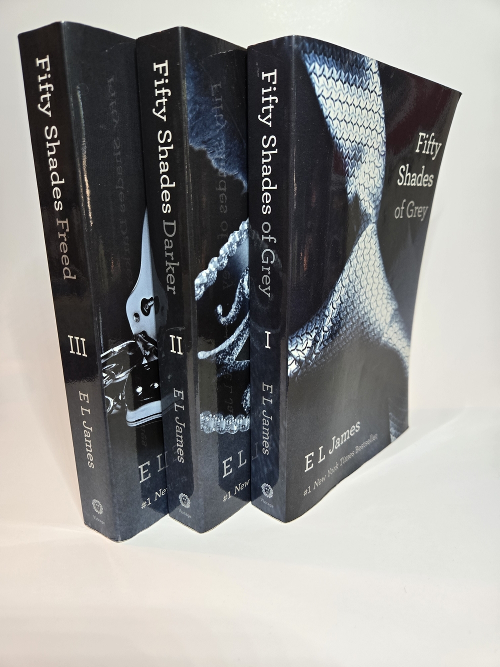 Fifty 50 Shades of Grey Paperback Book Trilogy 1-3 Set by E L James